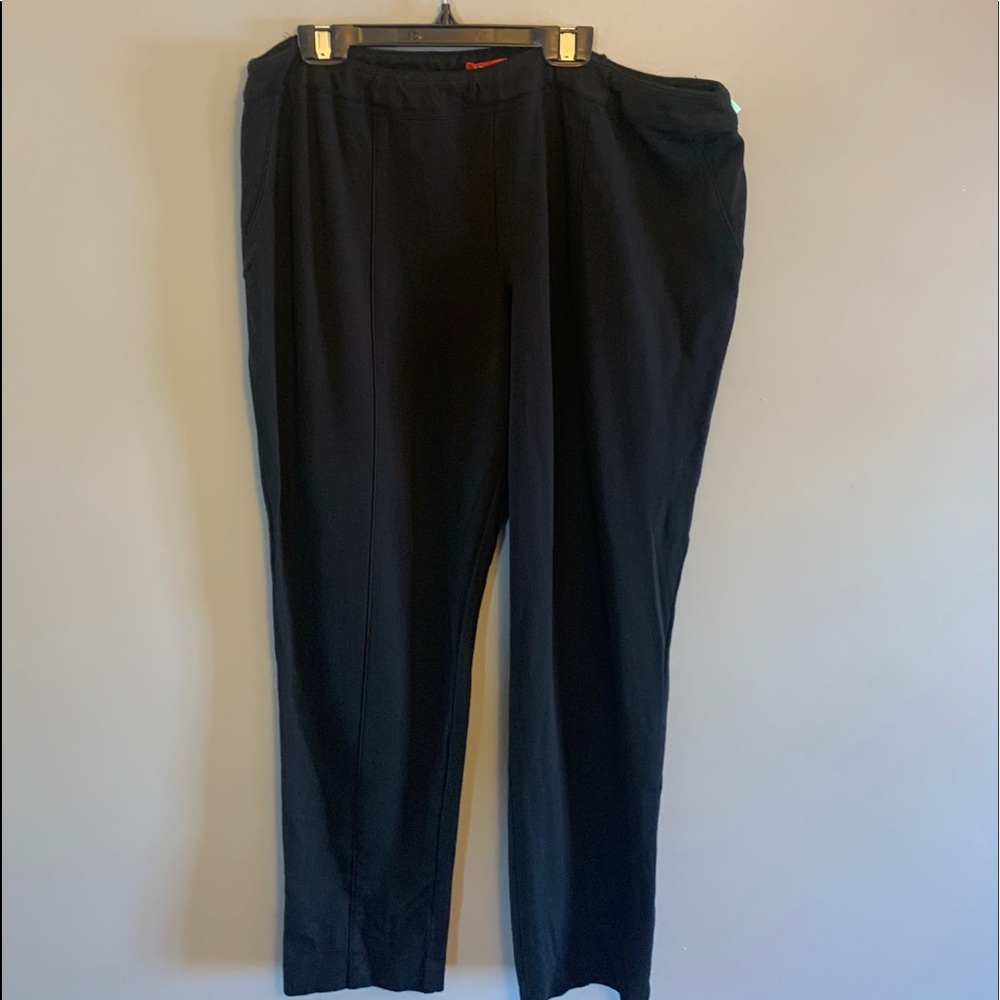 Izod black track pants, great fit, XL